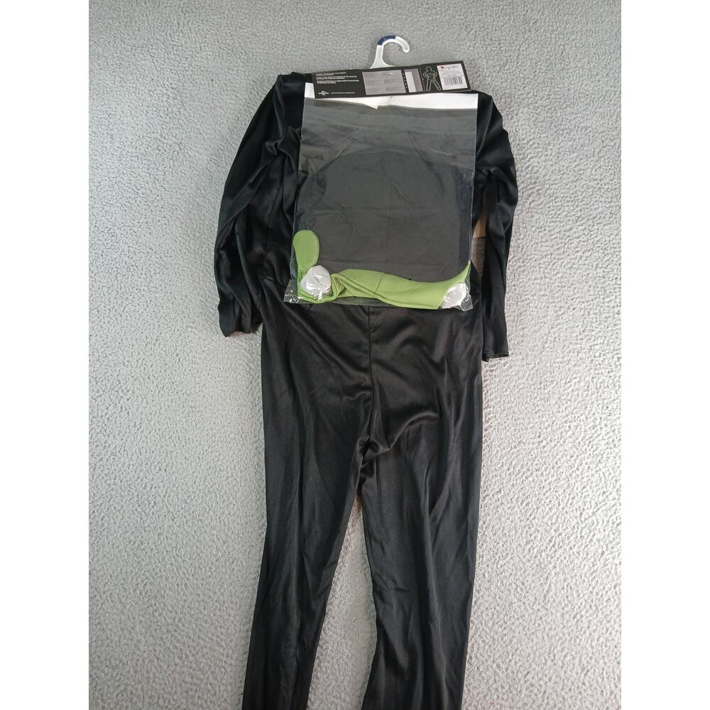 Frankenstein Costume Kids Large (10-12) Black Halloween Wig Hat Jumpsuit NWT - Picture 7 of 7